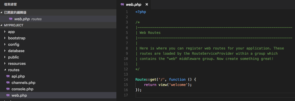 Laravel router