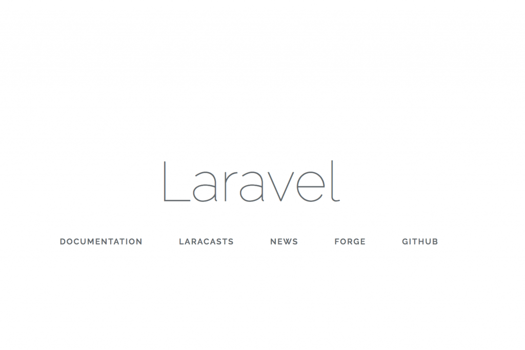 laravel welcome