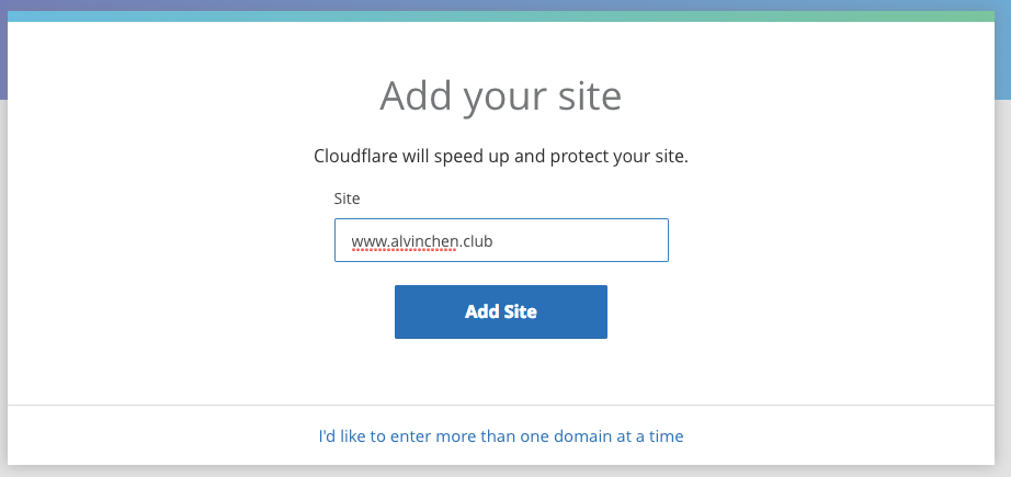 CloudFlare site
