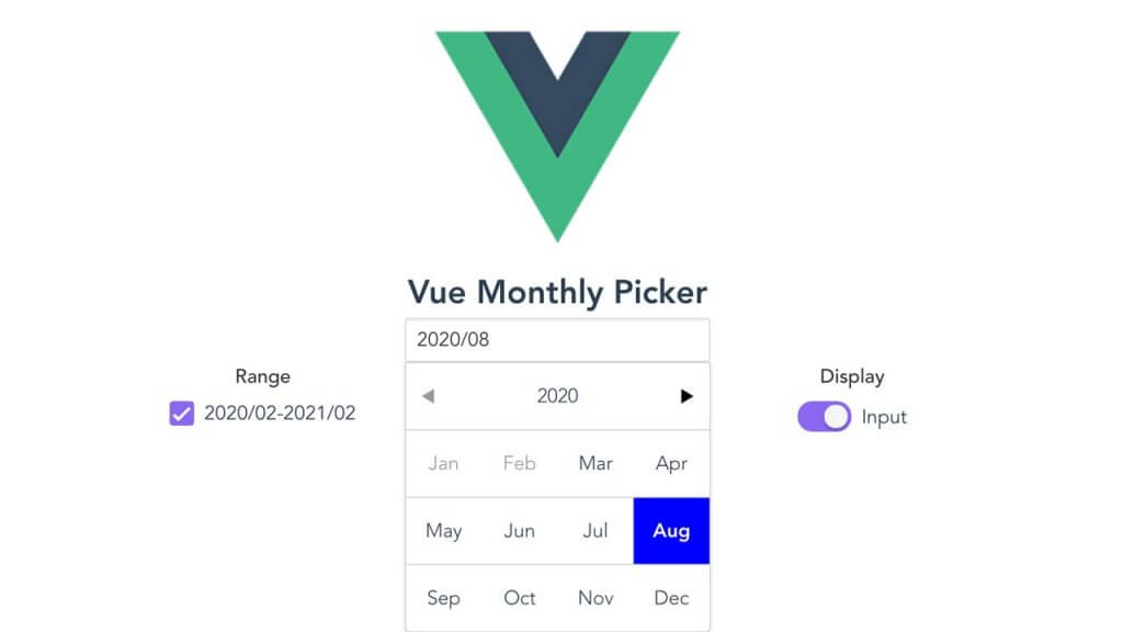 vue-month-picker